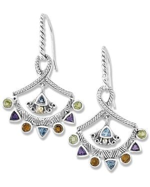 Samuel B. 18K 1.61 Ct. Tw. Gemstone Earrings - White
