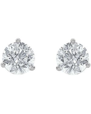 Lab Grown Diamonds 14K 3.00 Ct. Tw. Lab-Grown Diamond Studs - Metallic