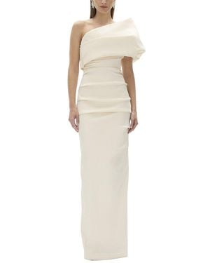 Rachel Gilbert Kat Fitted Gown - White
