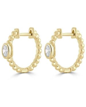 Sabrina Designs 14K 0.31 Ct. Tw. Diamond Huggie Earrings - Metallic