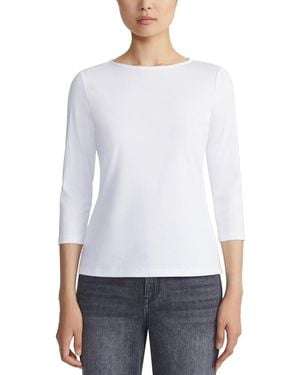 Lafayette 148 New York Plus Carver T-Shirt - White