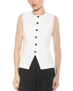 Alexia Admor Kinsley Vest Top - White