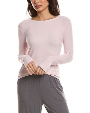 Barefoot Dreams Malibu Collection Ultra Soft Rib Top - Gray