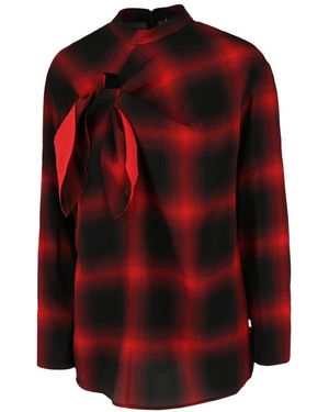 Stella McCartney Zadie Silk Top - Red