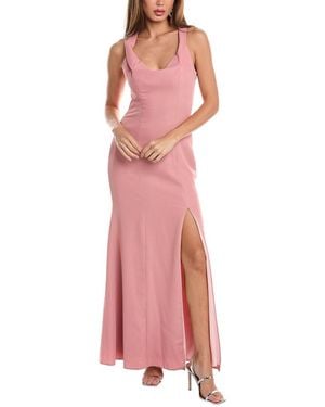 The Dessy Group Dessy Collection Off-The-Shoulder Gown - Pink