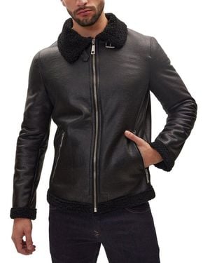Ron Tomson Bomber Jacket - Black