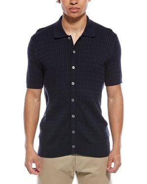 Brooks Brothers Mini Spencer Cable Cardigan - Black