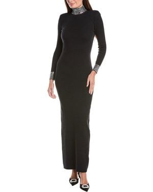 retroféte Monroe Cashmere-Blend Dress - Black