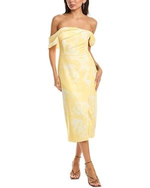 Rene Ruiz A-Line Shift Dress - Yellow