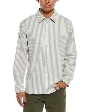 Rag & Bone Griffin Stripe Shirt - Grey
