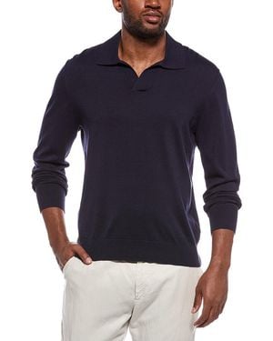 J.McLaughlin Amalfi Polo Jumper - Blue