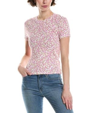 Michael Stars Cora Cropped Baby T-Shirt - White
