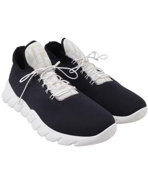 Fendi Neoprene Knit Sneaker (Authentic Pre-Loved) - Blue