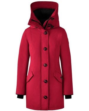 Canada Goose Rossclair Parka Heritage Slim Fit Parka - Red