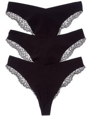 Journelle 3pk Allegra Jolie Thong - Black