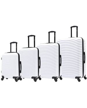 DUKAP Adly Lightweight Hardside 4pc Set - White