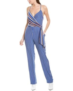 Rag & Bone Felix Silk Jumpsuit - Blue