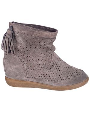 Isabel Marant Suede Stainer Basket Boot (authentic Pre-loved) - Brown