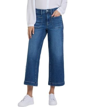 NYDJ Teresa Opera Blue Wide Leg Jean