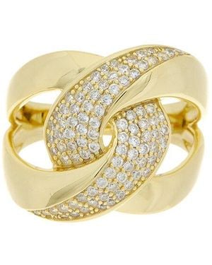 Meshmerise 18K Over Cz Ring - White