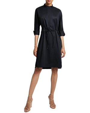Santorelli Valentina Poplin - Black