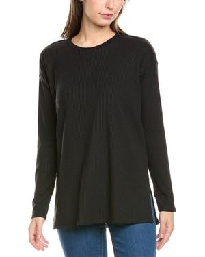Eileen Fisher Crewneck Box Top - Black