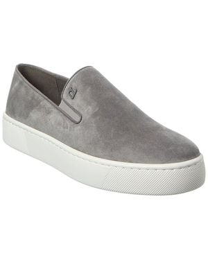 Christian Louboutin Boatissimo Suede Slip-On Sneaker - Gray