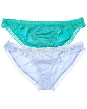 Hanky Panky 2Pk Dream Brazilian Bikini - Blue