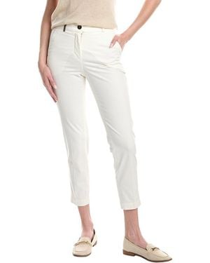 Peserico Solid Pant - White
