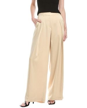 Jonathan Simkhai Mercer Pleated Pant - Natural