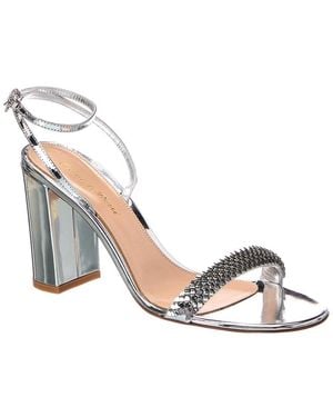 Gianvito Rossi Leather Sandal - Metallic