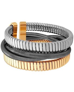 Liv Oliver 18K Plated Meridian Bracelet - White