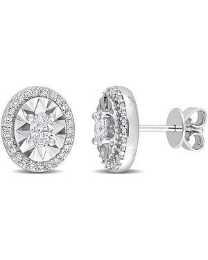 Rina Limor 14k 0.51 Ct. Tw. Diamond Studs - Metallic
