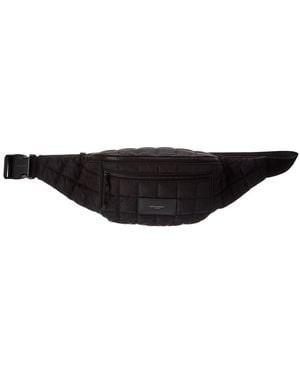 Saint Laurent Nuxx Quilted Belt Bag - Black