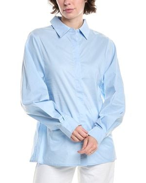 Endless Rose Elastic Shirt - Blue