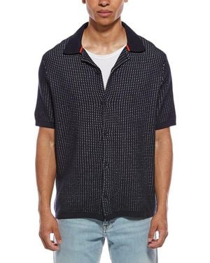 Scotch & Soda Button Front Jumper Top - Black
