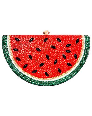 Aquaswiss Aqs Watermelon Crystal Clutch - Red