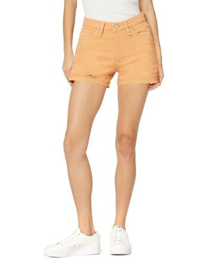 Hudson Jeans Devon High-rise Boyfriend Short Clay Destructed Jean - Orange