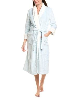 Natori Plush Sherpa Robe - White