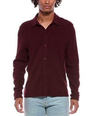 Vince Ottoman Button Down Shirt - Red