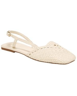 Franco Sarto A-Ilona Leather Slingback - White