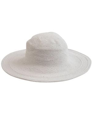 San Diego Hat Original Crochet Large Brim Hat - Grey