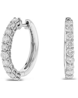 LEVARON 14K 1.25 Ct. Tw. Diamond Earrings - White