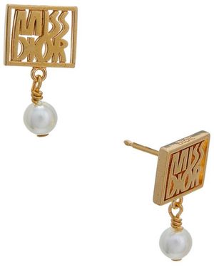 Dior Miss Earrings - Metallic