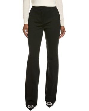 Max Mara Yana Wool-Blend Trouser - Black