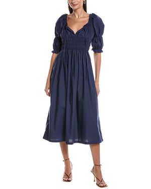 O.P.T Val Midi Dress - Blue