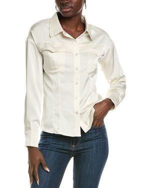 Gracia Pocket Shirt - White