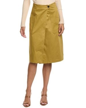 Ba&sh Bastien Wrap Skirt - Yellow