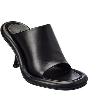 JW Anderson Bumper Tube Leather Sandal - Black