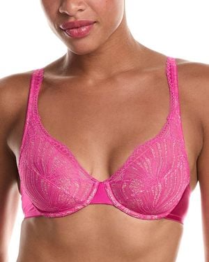 Hanro Lilith Lace Underwire Bra - Pink